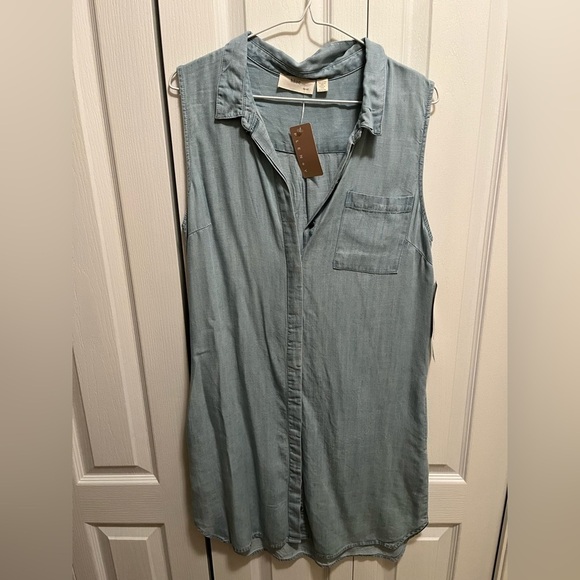 Plenty Dresses & Skirts - NWT Plenty Sleeveless Denim Mini Dress